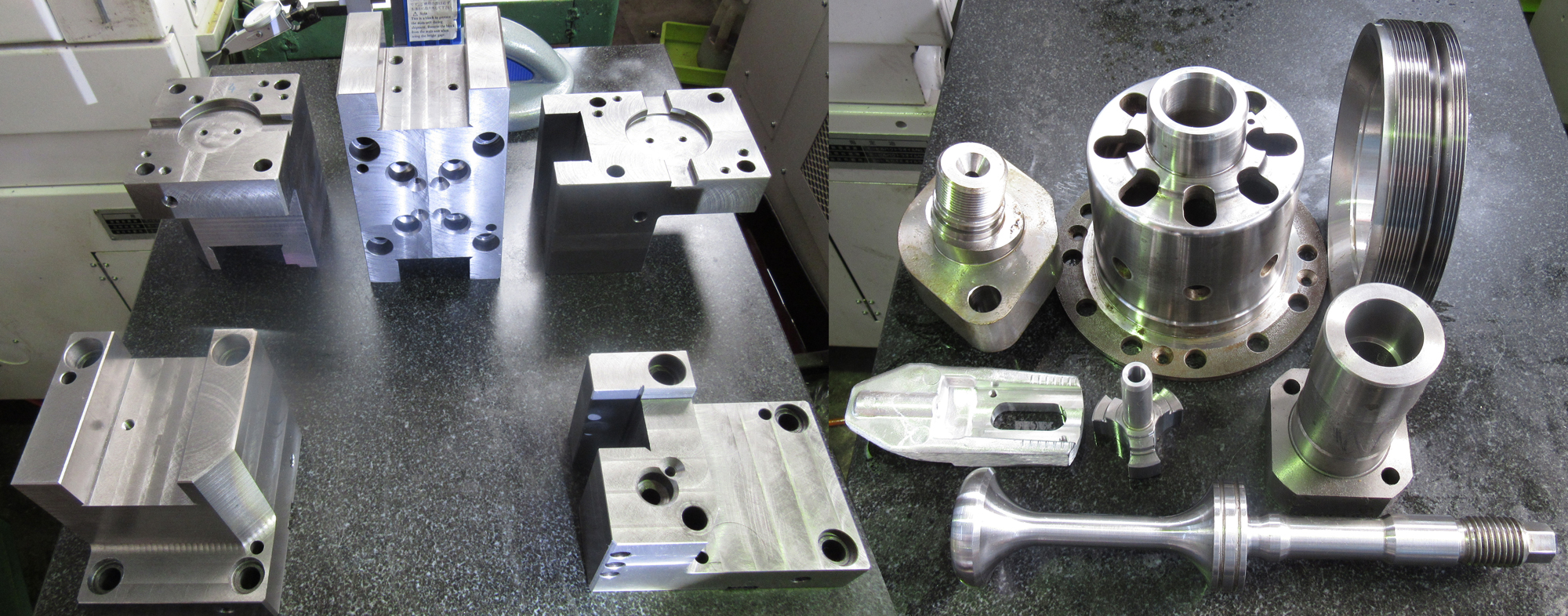 旋盤加工、マシニング加工